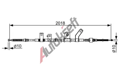 BOSCH Tan lanko parkovac brzdy BO 1987482516, 1 987 482 516
