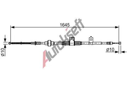 BOSCH Tan lanko parkovac brzdy BO 1987482517, 1 987 482 517