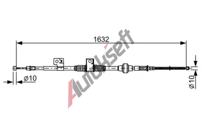 BOSCH Tan lanko parkovac brzdy BO 1987482519, 1 987 482 519