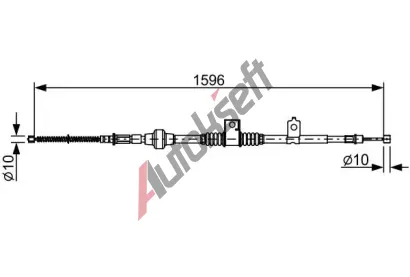 BOSCH Tan lanko parkovac brzdy BO 1987482520, 1 987 482 520