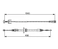 BOSCH Tan lanko parkovac brzdy ‐ BO 1987482525