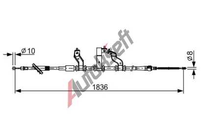 BOSCH Tan lanko parkovac brzdy BO 1987482531, 1 987 482 531