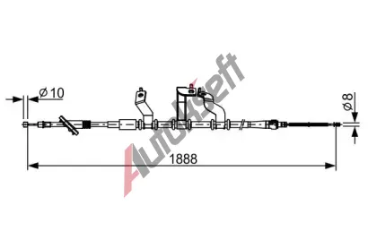 BOSCH Tan lanko parkovac brzdy BO 1987482532, 1 987 482 532