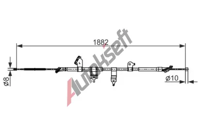 BOSCH Tan lanko parkovac brzdy BO 1987482567, 1 987 482 567
