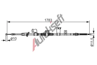 BOSCH Tan lanko parkovac brzdy BO 1987482571, 1 987 482 571