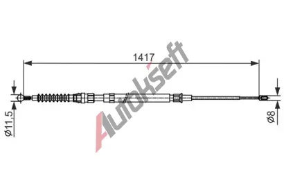 BOSCH Tan lanko parkovac brzdy BO 1987482583, 1 987 482 583