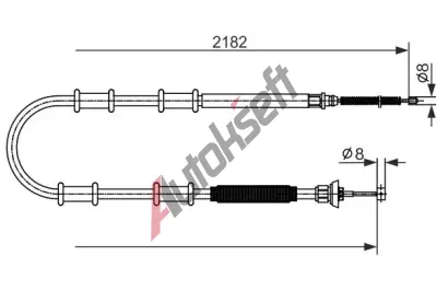 BOSCH Tan lanko parkovac brzdy BO 1987482594, 1 987 482 594