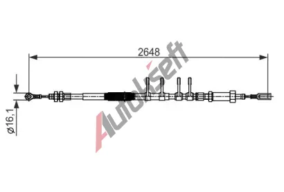 BOSCH Tan lanko parkovac brzdy BO 1987482596, 1 987 482 596