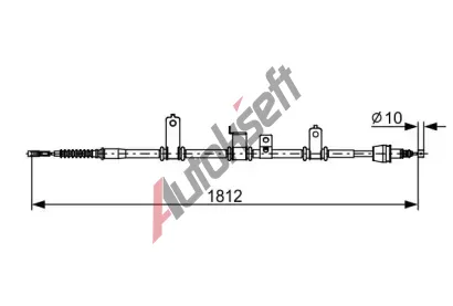 BOSCH Tan lanko parkovac brzdy BO 1987482615, 1 987 482 615