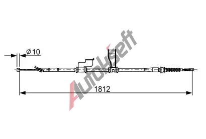 BOSCH Tan lanko parkovac brzdy BO 1987482616, 1 987 482 616