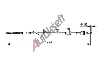 BOSCH Tan lanko parkovac brzdy BO 1987482619, 1 987 482 619