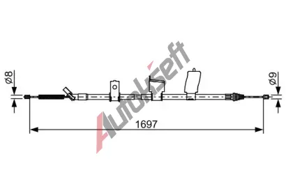 BOSCH Tan lanko parkovac brzdy BO 1987482627, 1 987 482 627