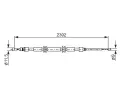 BOSCH Tan lanko parkovac brzdy BO 1987482676, 1 987 482 676
