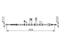 BOSCH Tan lanko parkovac brzdy BO 1987482684, 1 987 482 684