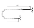 BOSCH Tan lanko parkovac brzdy BO 1987482720, 1 987 482 720