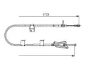 BOSCH Tan lanko parkovac brzdy BO 1987482730, 1 987 482 730