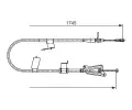 BOSCH Tan lanko parkovac brzdy BO 1987482731, 1 987 482 731