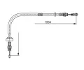BOSCH Tan lanko parkovac brzdy BO 1987482756, 1 987 482 756