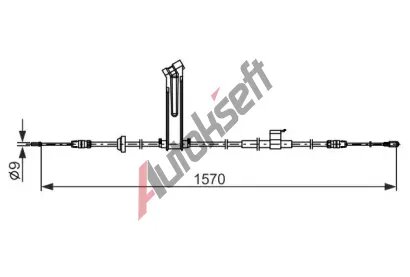 BOSCH Tan lanko parkovac brzdy BO 1987482833, 1 987 482 833