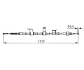 BOSCH Tažné lanko parkovací brzdy BO 1987482837, 1 987 482 837