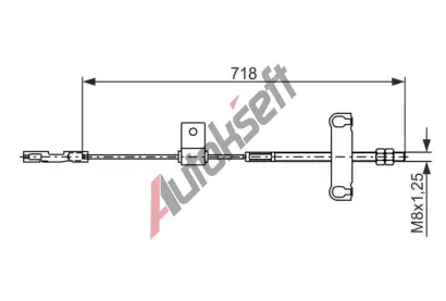 BOSCH Tan lanko parkovac brzdy BO 1987482877, 1 987 482 877