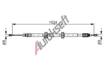 BOSCH Tan lanko parkovac brzdy BO 1987482888, 1 987 482 888