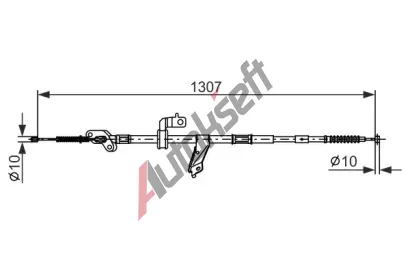 BOSCH Tan lanko parkovac brzdy BO 1987482901, 1 987 482 901