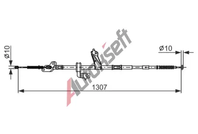 BOSCH Tan lanko parkovac brzdy BO 1987482902, 1 987 482 902