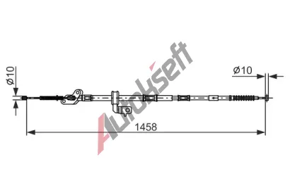 BOSCH Tan lanko parkovac brzdy BO 1987482904, 1 987 482 904