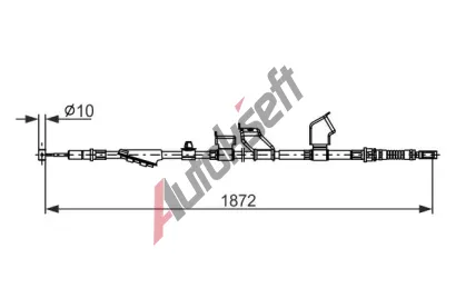 BOSCH Tan lanko parkovac brzdy BO 1987482910, 1 987 482 910
