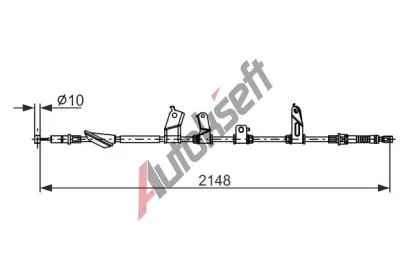 BOSCH Tan lanko parkovac brzdy BO 1987482914, 1 987 482 914