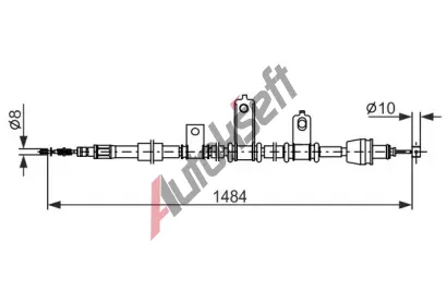 BOSCH Tan lanko parkovac brzdy BO 1987482920, 1 987 482 920