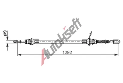 BOSCH Tan lanko parkovac brzdy BO 1987482924, 1 987 482 924