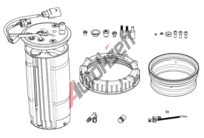 BOSCH Vyhvn, palivov jednotka (vstikovn mooviny) BO F01C600238, F 01C 600 238