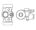 BOSCH Brzdov vleek BO F026002384, F 026 002 384