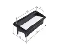 BOSCH Vzduchov filtr BO F026400128, F 026 400 128