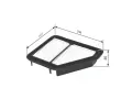 BOSCH Vzduchov filtr BO F026400132, F 026 400 132