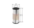 BOSCH Vzduchov filtr BO F026400317, F 026 400 317