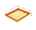 BOSCH Vzduchový filtr BO F026400325, F 026 400 325
