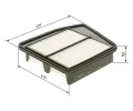 BOSCH Vzduchov filtr BO F026400328, F 026 400 328