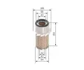 BOSCH Vzduchov filtr BO F026400337, F 026 400 337