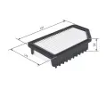 BOSCH Vzduchov filtr BO F026400350, F 026 400 350