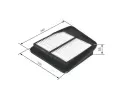BOSCH Vzduchov filtr BO F026400357, F 026 400 357