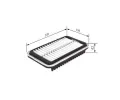 BOSCH Vzduchov filtr BO F026400418, F 026 400 418