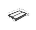 BOSCH Vzduchov filtr BO F026400439, F 026 400 439