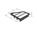BOSCH Vzduchov filtr BO F026400453, F 026 400 453