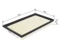 BOSCH Vzduchov filtr BO F026400454, F 026 400 454