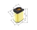 BOSCH Vzduchov filtr BO F026400480, F 026 400 480