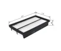 BOSCH Vzduchov filtr BO F026400495, F 026 400 495
