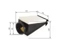 BOSCH Vzduchov filtr BO F026400497, F 026 400 497